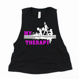 My Therapy Workout Tank, Weightlifting Tank Top, Crossfit Tank Top, Workout Crop Top, Gym Tank, Crossfit Shirt, Weightlifting Shirt