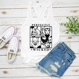 Female Villains Perfectly Wicked Racerback Tank Top