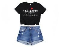 Friends Halloween Crop Tee GLOW IN THE DARK