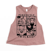 Female Villains Perfectly Wicked Cropped Muscle Tank Top